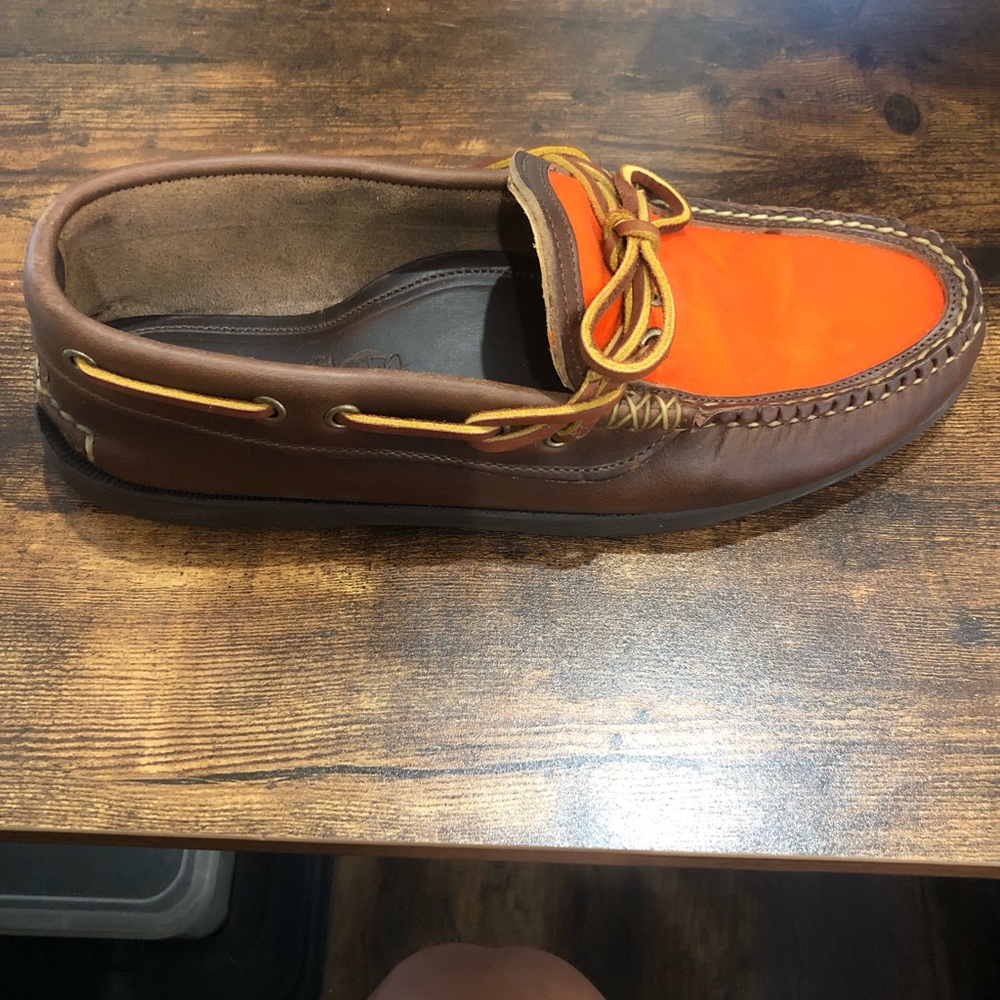 YUKETEN 07800M CAMP MOC ORANGE X BROWN Men’s 9 E